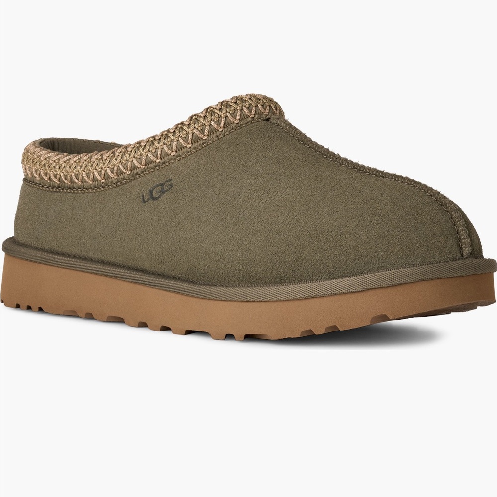 NIB UGG Tasman II Woman Slip-On Slippers Moss Green Size 11